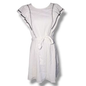 Banana Republic Linen-Blend Knee-Length Dress